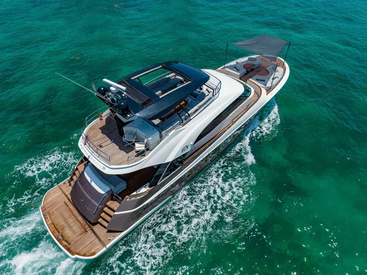 VOLO - Monte Carlo 70,aerial side view VOLO - Monte Carlo 70,aerial side view