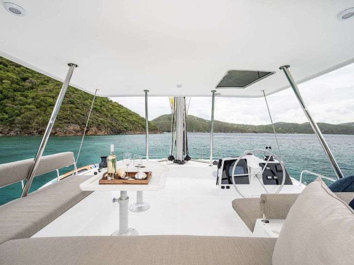 APHRODITE Bali 4.8 - flybridge panoramic shot APHRODITE Bali 4.8 - flybridge panoramic shot