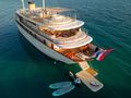 BELLEZZA Custom 52m - anchored aft shot BELLEZZA Custom 52m - anchored aft shot