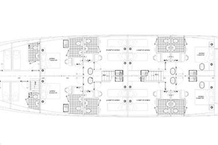 Layout for BELLEZA - Custom Motor Yacht 52 m, motor yacht layout