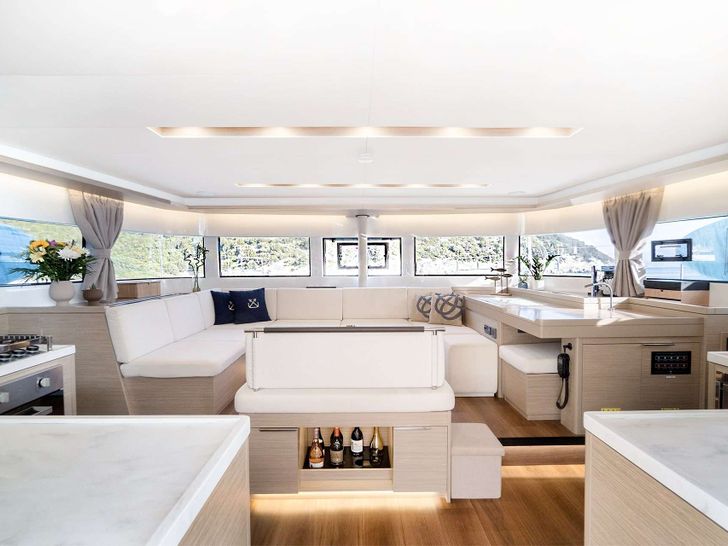 NAVYA Lagoon 51 - main saloon wide view NAVYA Lagoon 51 - main saloon wide view