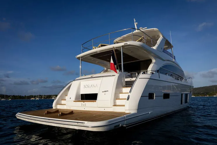 Charter Yacht SORANA II - Princess 82 - 4 Cabins - St Martin - St Barths - Leewards - Caribbean