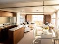 SORANA II Princess UK 81 - saloon and galley SORANA II Princess UK 81 - saloon and galley