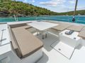 DANTE Bali 5.4 - foredeck lounge and sunbathing area DANTE Bali 5.4 - foredeck lounge and sunbathing area