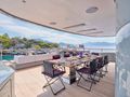PARA BELLUM - San Lorenzo 47 m,sky deck alfresco dining set up