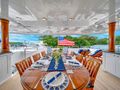 VALHALLA - Northern Marine 151,aft alfresco dining area VALHALLA - Northern Marine 151,aft alfresco dining area