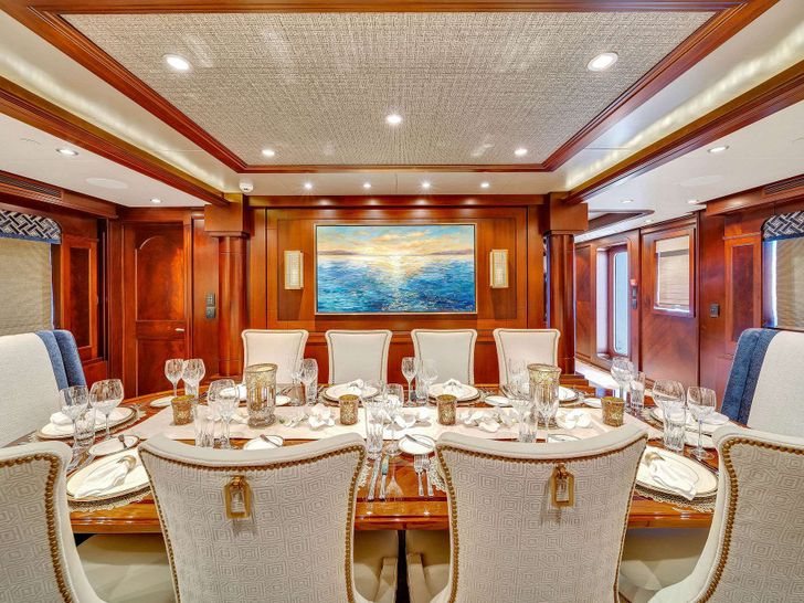 VALHALLA - Northern Marine 151,formal dining set up VALHALLA - Northern Marine 151,formal dining set up