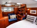 ELVIS MAGIC Oyster Marine 66 - master cabin side seating ELVIS MAGIC Oyster Marine 66 - master cabin side seating