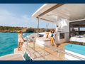 ESPERANCE - Lagoon 55,guests on aft deck