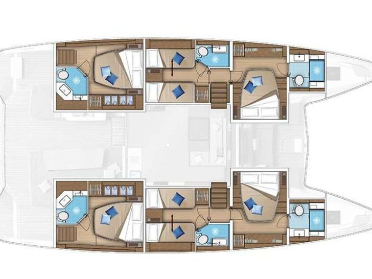ESPERANCE Lagoon 55 - layout ESPERANCE Lagoon 55 - layout