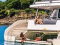REVE BLEU Lagoon Sixty 5 - guests on the swimming platform REVE BLEU Lagoon Sixty 5 - guests on the swimming platform