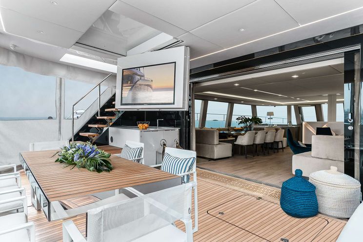 Charter Yacht ENTRE4 - Sunreef 80 - 4 Cabins - Sant Antoni - Ibiza - Balearics - Spain
