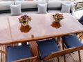 GEKTOR Princess 84 - aft alfresco dining area GEKTOR Princess 84 - aft alfresco dining area