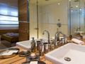 MABROUK Cantieri di Pisa Akhir 38 - master cabin bathroom vanity MABROUK Cantieri di Pisa Akhir 38 - master cabin bathroom vanity