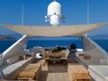 MABROUK Cantieri di Pisa Akhir 38 - flybridge seating and dining MABROUK Cantieri di Pisa Akhir 38 - flybridge seating and dining
