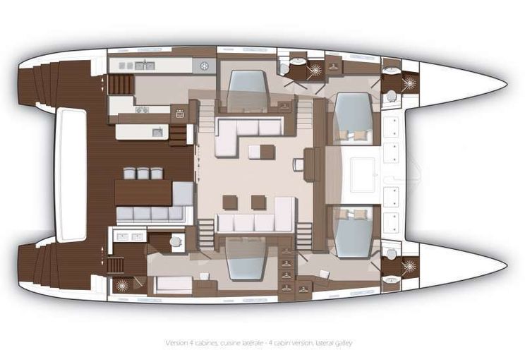 Layout for PLAYTIME Lagoon 630 - Layout
