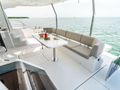 PAINTED PELICAN Aquila 54 - Aft Deck Dining PAINTED PELICAN Aquila 54 - Aft Deck Dining