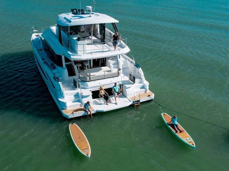 PAINTED PELICAN Aquila 54 - Aerial View of Stern PAINTED PELICAN Aquila 54 - Aerial View of Stern