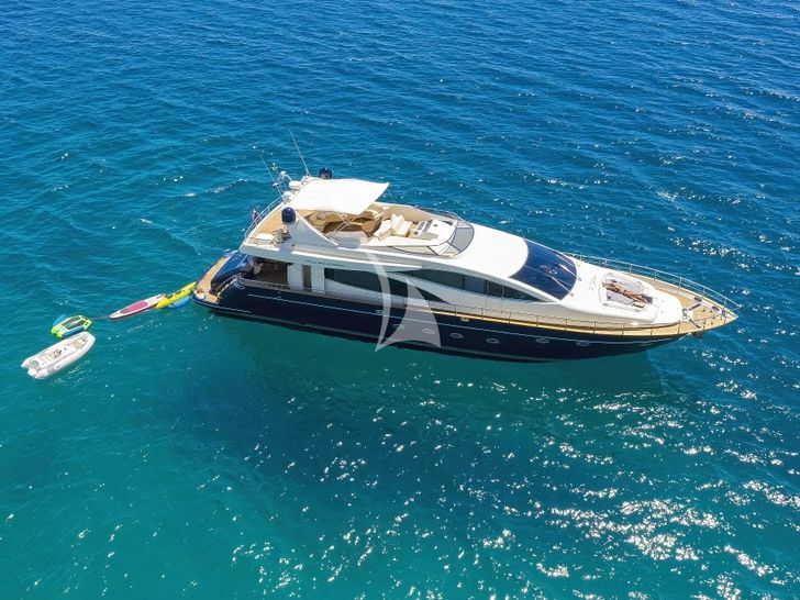 888 Riva 85 Opera Super - anchored with the water toys 888 Riva 85 Opera Super - anchored with the water toys