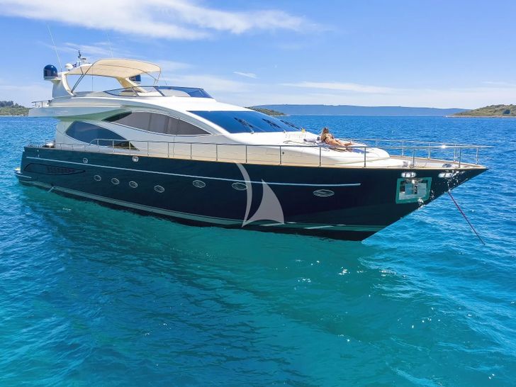 888 Riva 85 Opera Super - anchored side profile 888 Riva 85 Opera Super - anchored side profile