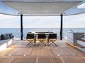 AGATA BLU Sunreef 70 - aft deck dining area AGATA BLU Sunreef 70 - aft deck dining area