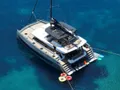 MOONLIGHT Moon Yacht 60 - aerial shot anchored MOONLIGHT Moon Yacht 60 - aerial shot anchored