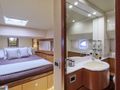 FLOW Ferretti 68 - VIP cabin 1 bed and bathroom FLOW Ferretti 68 - VIP cabin 1 bed and bathroom