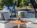 D2 Fountaine Pajot 67 - flybridge seating and dining area D2 Fountaine Pajot 67 - flybridge seating and dining area