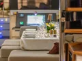 D2 Fountaine Pajot 67 - indoor dining area D2 Fountaine Pajot 67 - indoor dining area