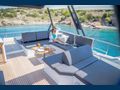 D2 - Fountaine Pajot 67,flybridge seating lounge