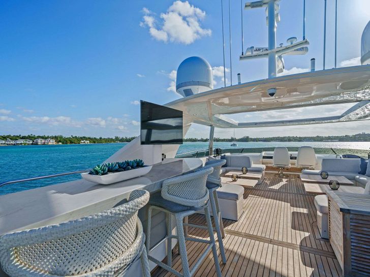 CURRENT $SEA - Princes Viking 95,flybridge minibar CURRENT $SEA - Princes Viking 95,flybridge minibar