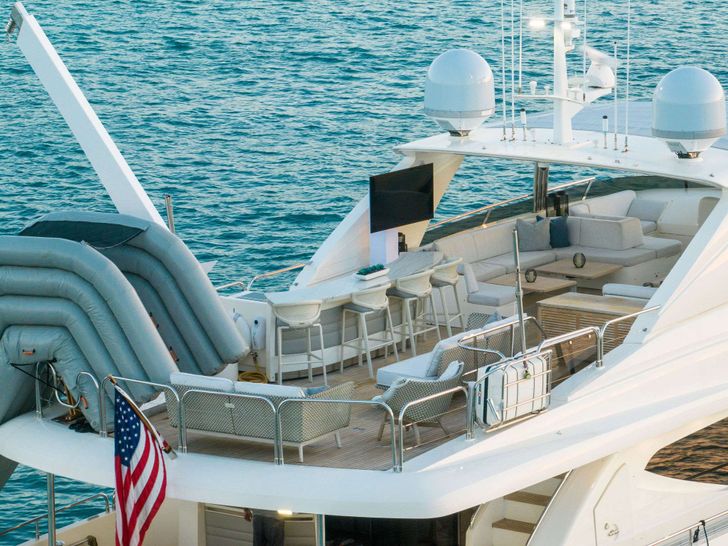 CURRENT $SEA - Princes Viking 95,flybridge aerial shot CURRENT $SEA - Princes Viking 95,flybridge aerial shot