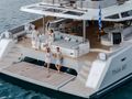 SERENISSIMA III Fountaine Pajot 80 - aft deck SERENISSIMA III Fountaine Pajot 80 - aft deck