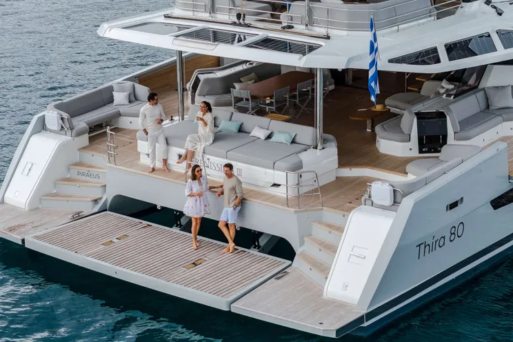 Charter Yacht SERENISSIMA III - Fountaine Pajot 80 - 5 Cabins - Athens - Mykonos - Kefalonia - Santorini - Greece