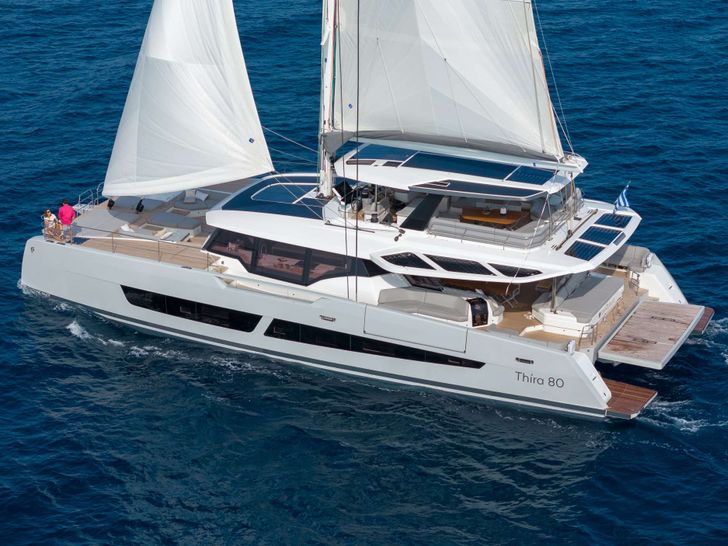 SERENISSIMA III Fountaine Pajot 80 - cruising SERENISSIMA III Fountaine Pajot 80 - cruising