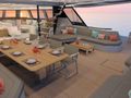 SERENISSIMA III - Fountaine Pajot 80,aft deck lounge and alfresco dining area