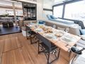 AGENDA 55 Lagoon 55 - aft deck dining AGENDA 55 Lagoon 55 - aft deck dining