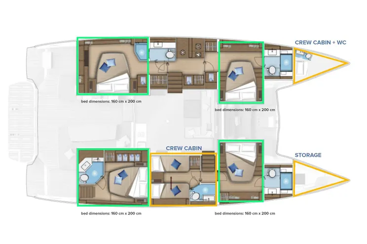 Layout for AGENDA 55 Lagoon 55 - layout
