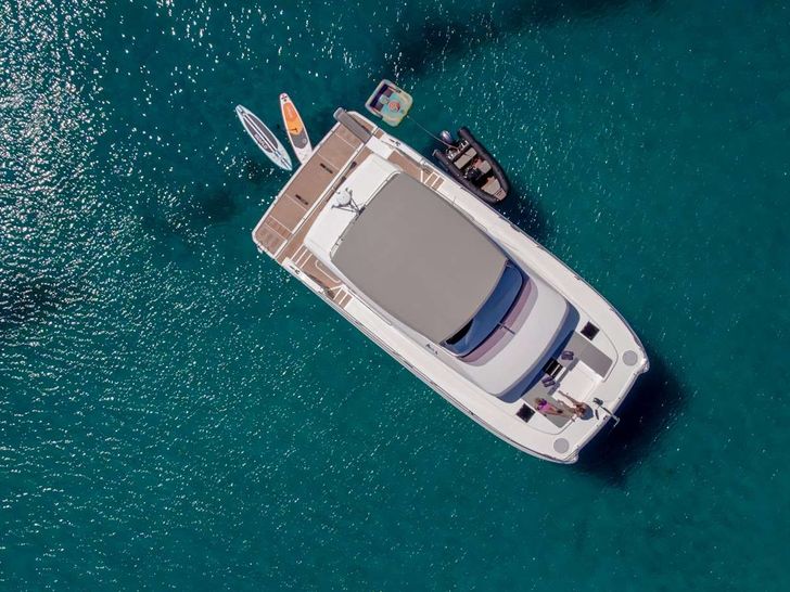 ENDLESS BEAUTY - Fountaine Pajot 44,aerial shot ENDLESS BEAUTY - Fountaine Pajot 44,aerial shot