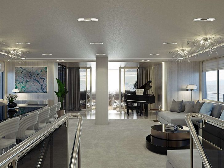 ADRI - Custom Sailing Yacht 147 ft.,radiant saloon ADRI - Custom Sailing Yacht 147 ft.,radiant saloon