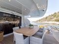 COOKIE - Maiora 24 m,aft alfresco dining area COOKIE - Maiora 24 m,aft alfresco dining area