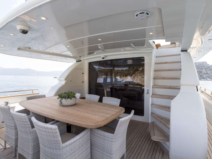 COOKIE - Maiora 24 m,aft deck COOKIE - Maiora 24 m,aft deck