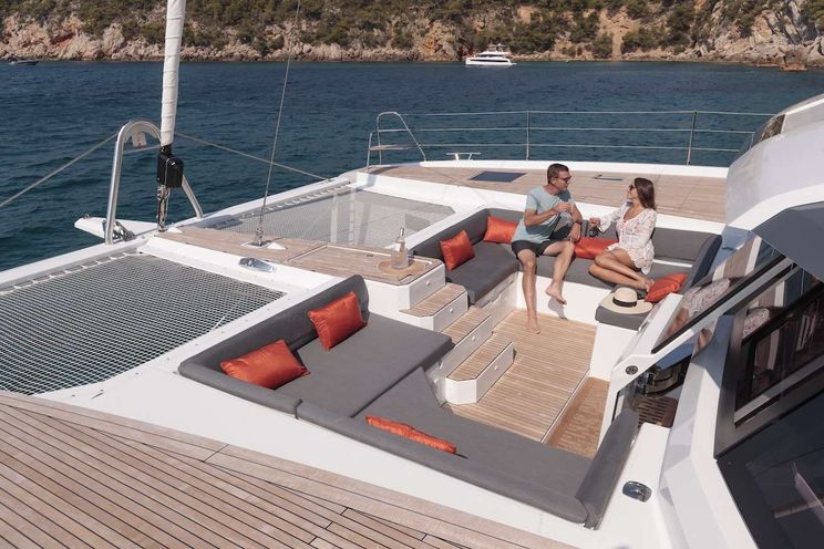 Charter Yacht 7TH HEAVEN - Fountaine Pajot Samana 59 - 4 Cabins - Athens - Santorini - Greece - Tortola - British Virgin Islands - Caribbean