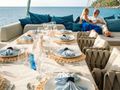 MANE ET NOCTE Lagoon Seventy 7 - alfresco dining set up MANE ET NOCTE Lagoon Seventy 7 - alfresco dining set up