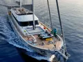 DE LOVE Custom Sailing Yacht 47m - bow shot DE LOVE Custom Sailing Yacht 47m - bow shot