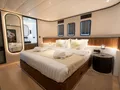 DE LOVE Custom Sailing Yacht 47m - master cabin bed DE LOVE Custom Sailing Yacht 47m - master cabin bed