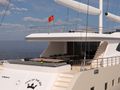 KING OF THE SEA Custom Sailing Yacht 47m aft view
