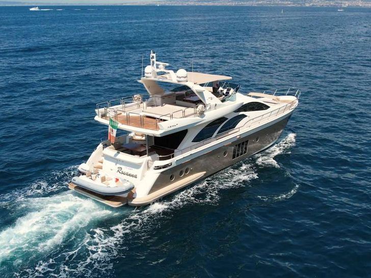 FOREVER ROSANNA Azimut 78 - cruising FOREVER ROSANNA Azimut 78 - cruising