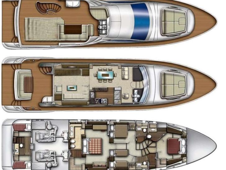 FOREVER ROSANNA Azimut 78 - layout FOREVER ROSANNA Azimut 78 - layout