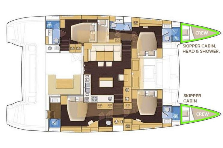 Layout for TOPAZ Lagoon 560 S2 - layout